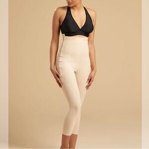 Marena Recovery - High Waist Girdle - Calf Length - Black - Large